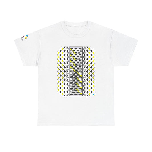 Sun and Rain in Yellow Gildan Unisex Tee