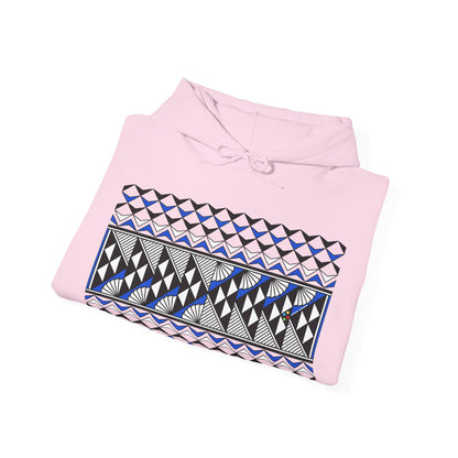 Sun and Rain in Blue Unisex Hoodie