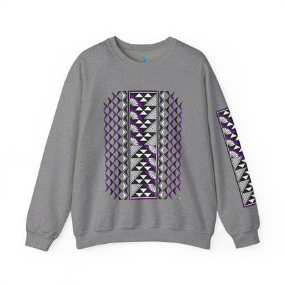 Sun and Rain in Purple Unisex Sweatshirt