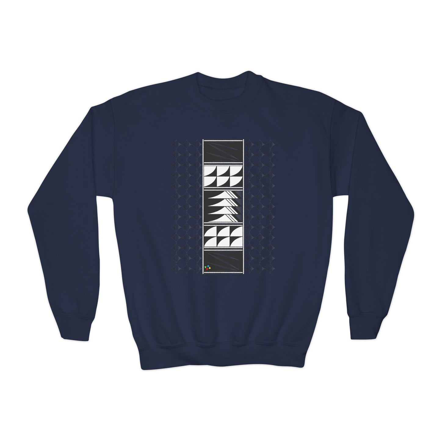 Feather Blessings Fade Youth Crewneck Sweatshirt