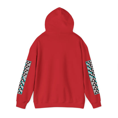 Sun and Rain in Turquoise Unisex Hoodie