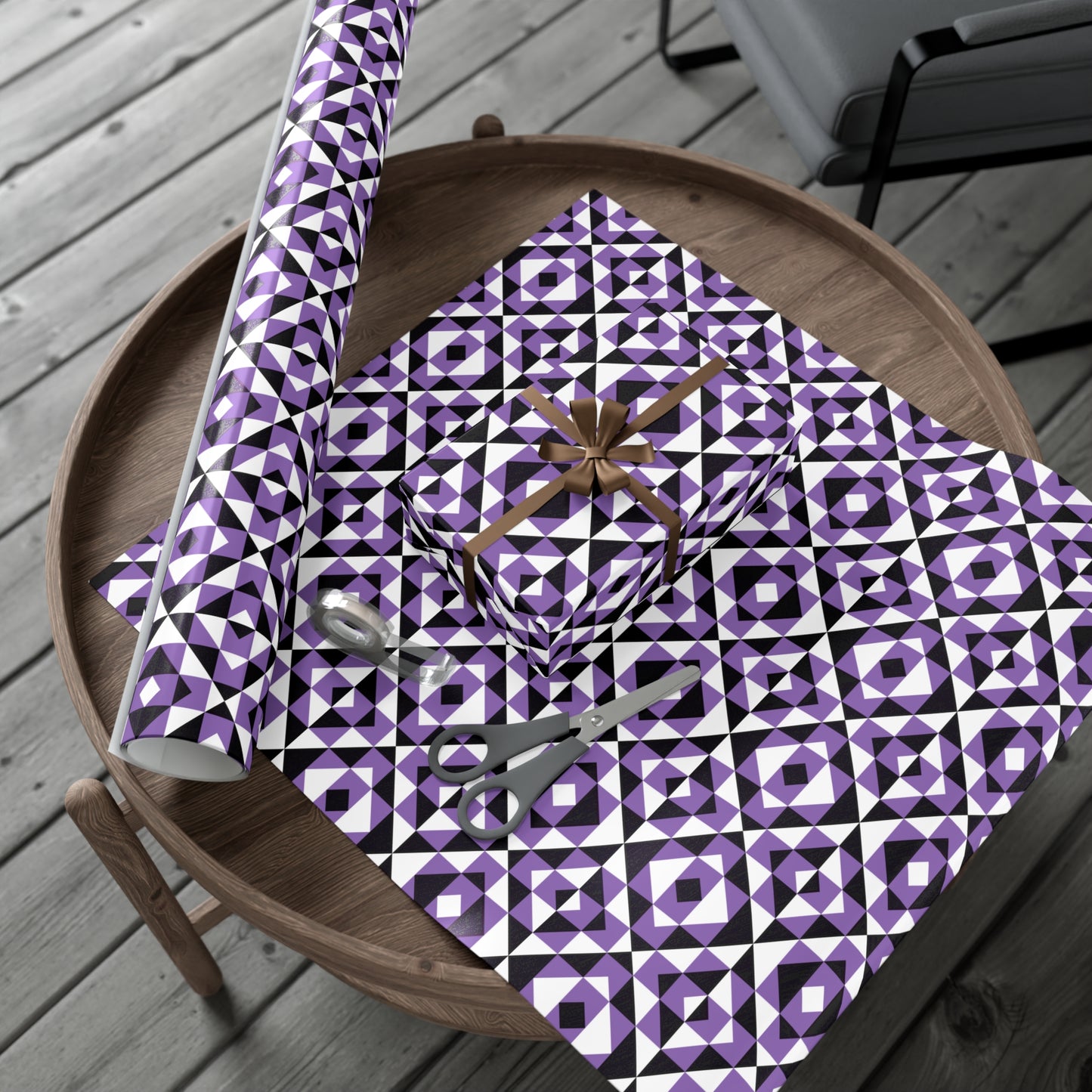 Light Purple Sacred Mountains Gift Wrap Papers