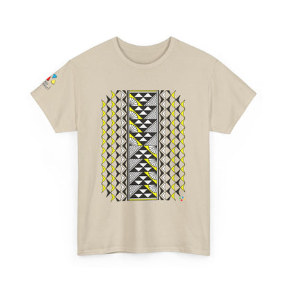 Sun and Rain in Yellow Gildan Unisex Tee