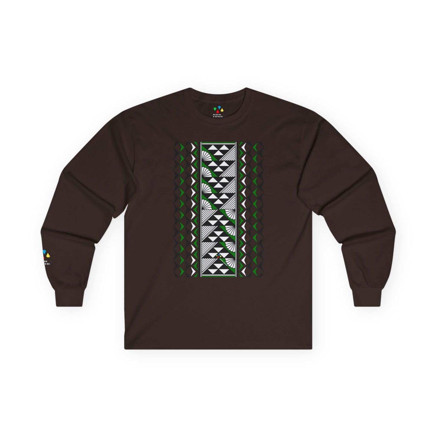 Sun and Rain in Green Unisex Long Sleeve Tee
