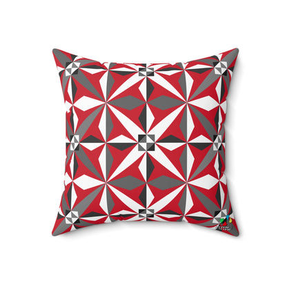 Morning Star in Red Square Pillow
