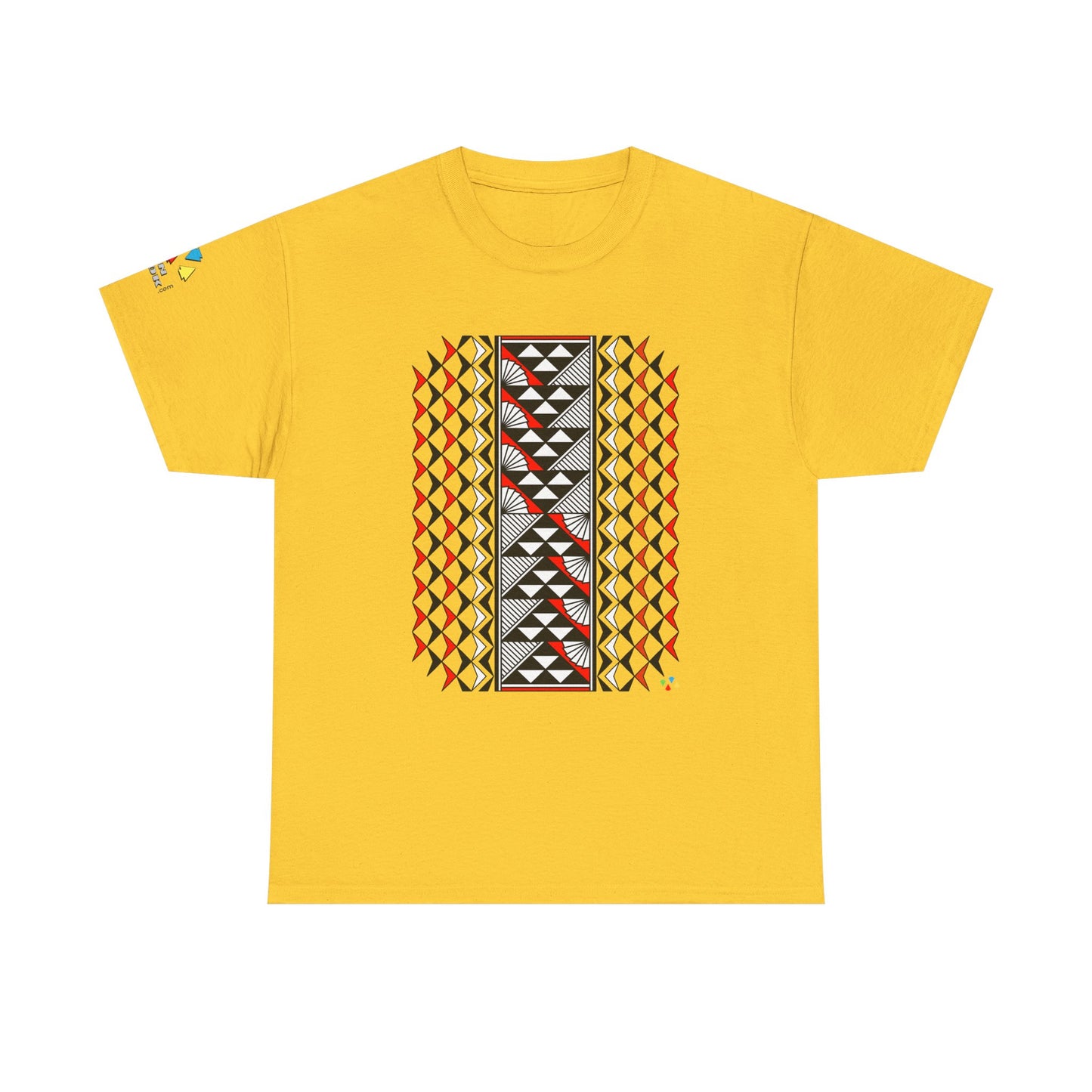Sun and Rain in Red Gildan Unisex Tee
