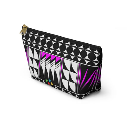 Blessed Feathers in Pink Pouch w T-bottom