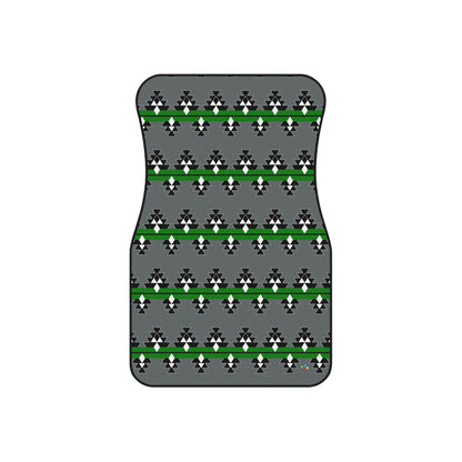 Native Stories -Green - Car Mats (Set of 4)