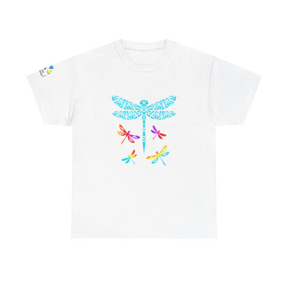 Rainbow Native Dragonfly Gildan Unisex Tee