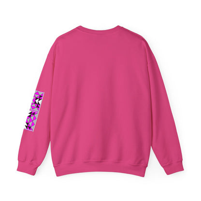 Sacred Mountains in Pink Unisex Sweatshirt