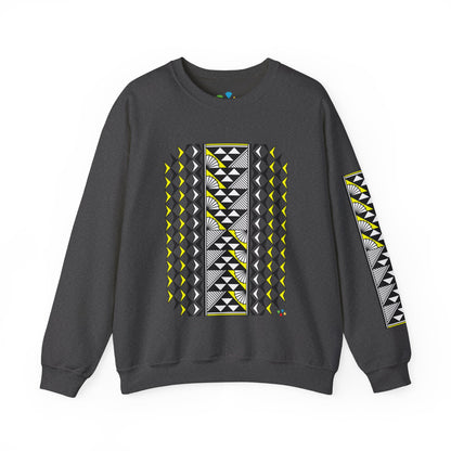 Sun and Rain in Yellow Unisex Sweatshirt