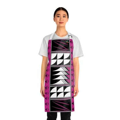 Feather Blessing on Pink Two Pocket Apron