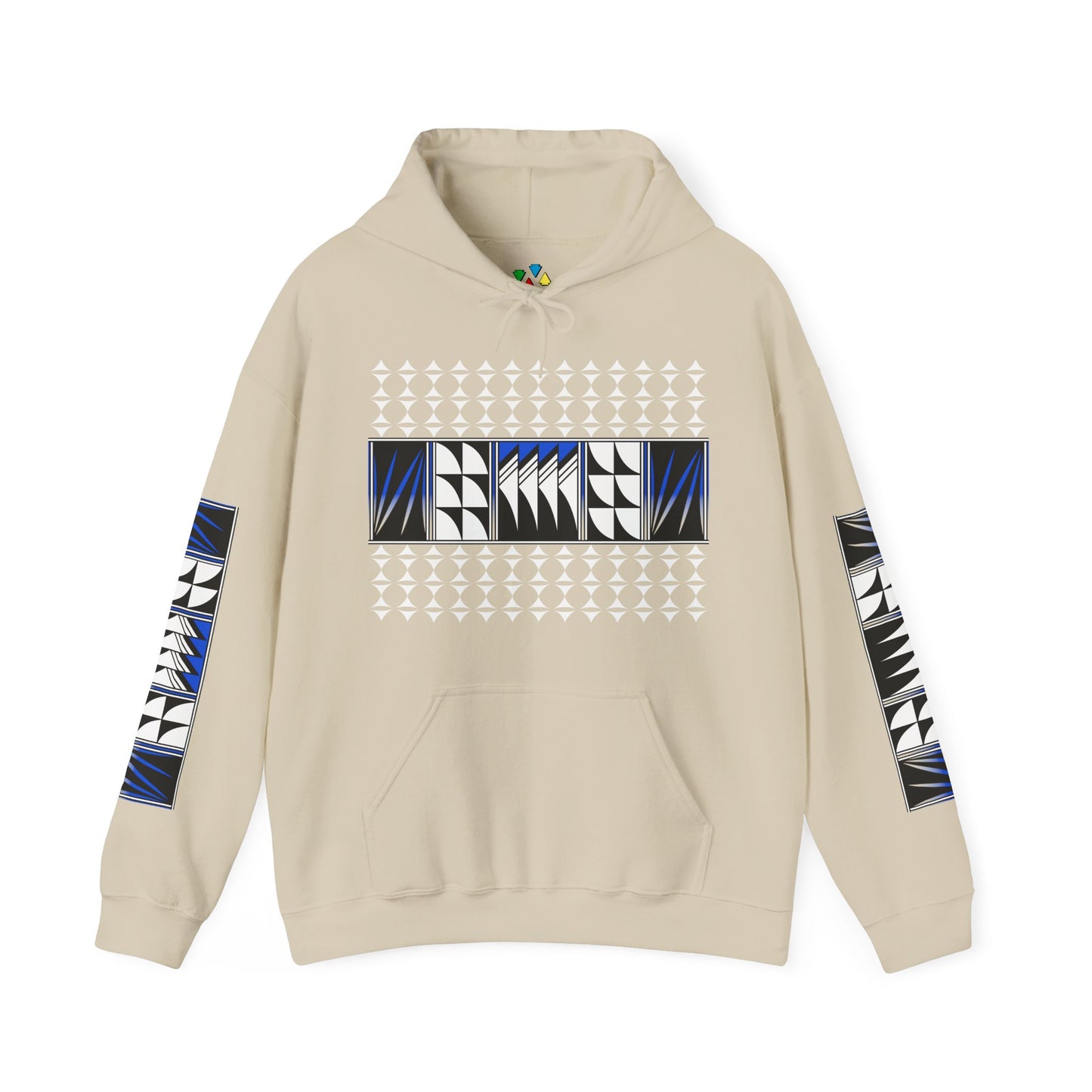 Blessed Feathers in Blue Unisex Hoodie