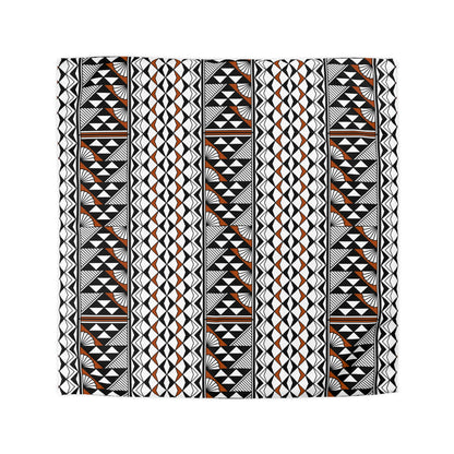 Sun and Rain in Rust Microfiber Duvet Cover