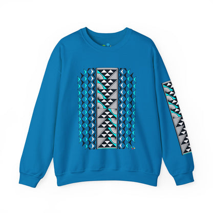 Sun and Rain in Turquoise Unisex Sweatshirt