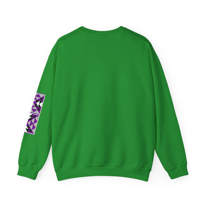 Sacred Mountains in Purple Unisex Sweatshirt