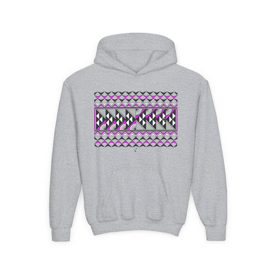 Pink Rain and Sun Youth Heavy Blend Hooded Sweatshirt