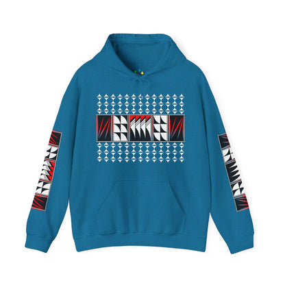 Blessed Feathers in Red Unisex Hoodie
