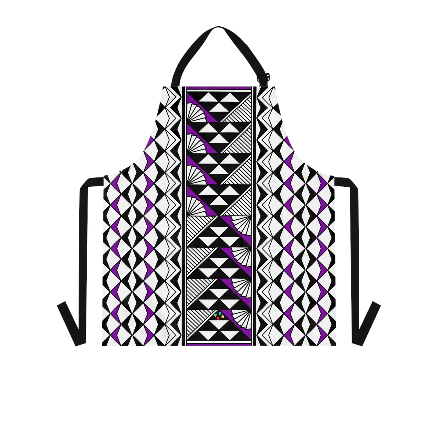 Purple Native Sun and Rain Two Pocket Apron