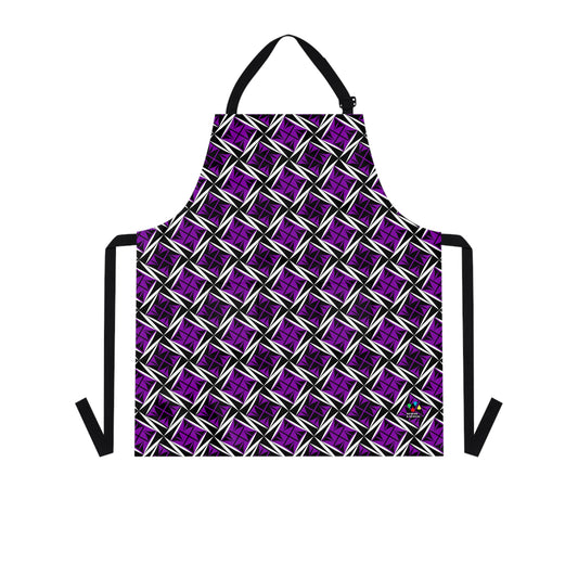 Sacred Winds in Purple Two Pocket Apron