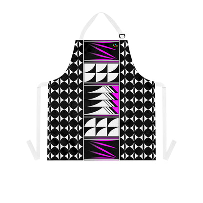 Pink Native Feather Blessing Two Pocket Apron