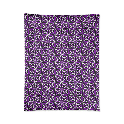 Southwest Desert Flower in Purple Comforter