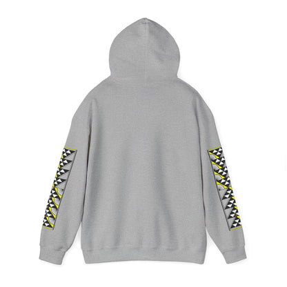 Sun and Rain in Yellow Unisex Hoodie
