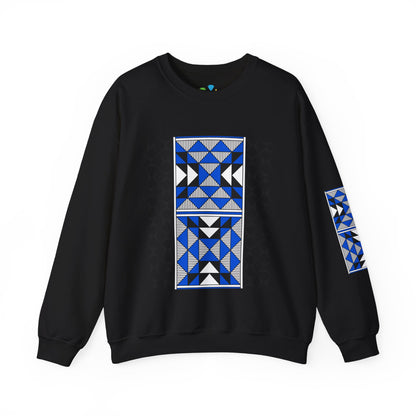Sacred Mountains in Blue Unisex Sweatshirt