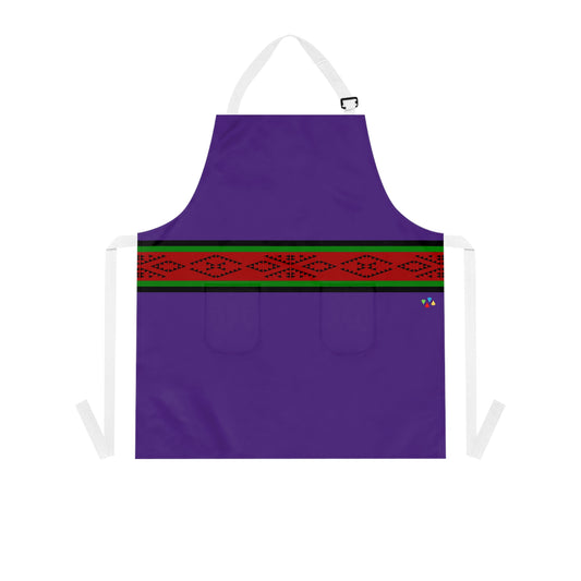 Dark Purple Belt of Life Two Pocket Apron