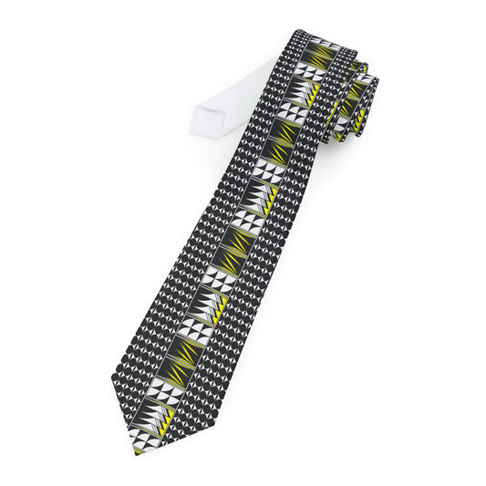 Yellow Blessed Feathers Necktie