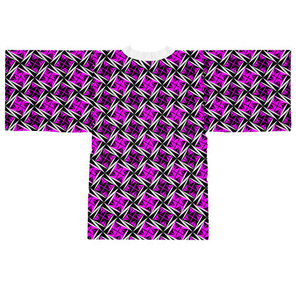 Sacred Winds in Pink Kimono Robe