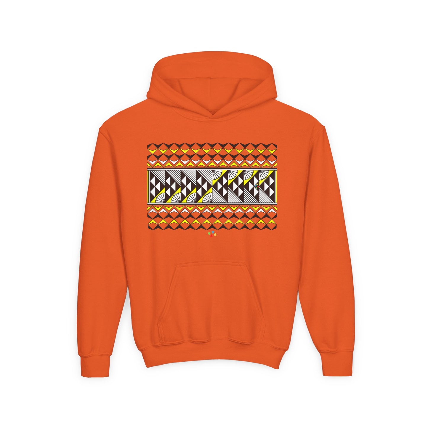 Yellow Rain and Sun Youth Heavy Blend Hooded Sweatshirt