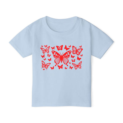 Red Native Butterflies Toddler T-Shirt