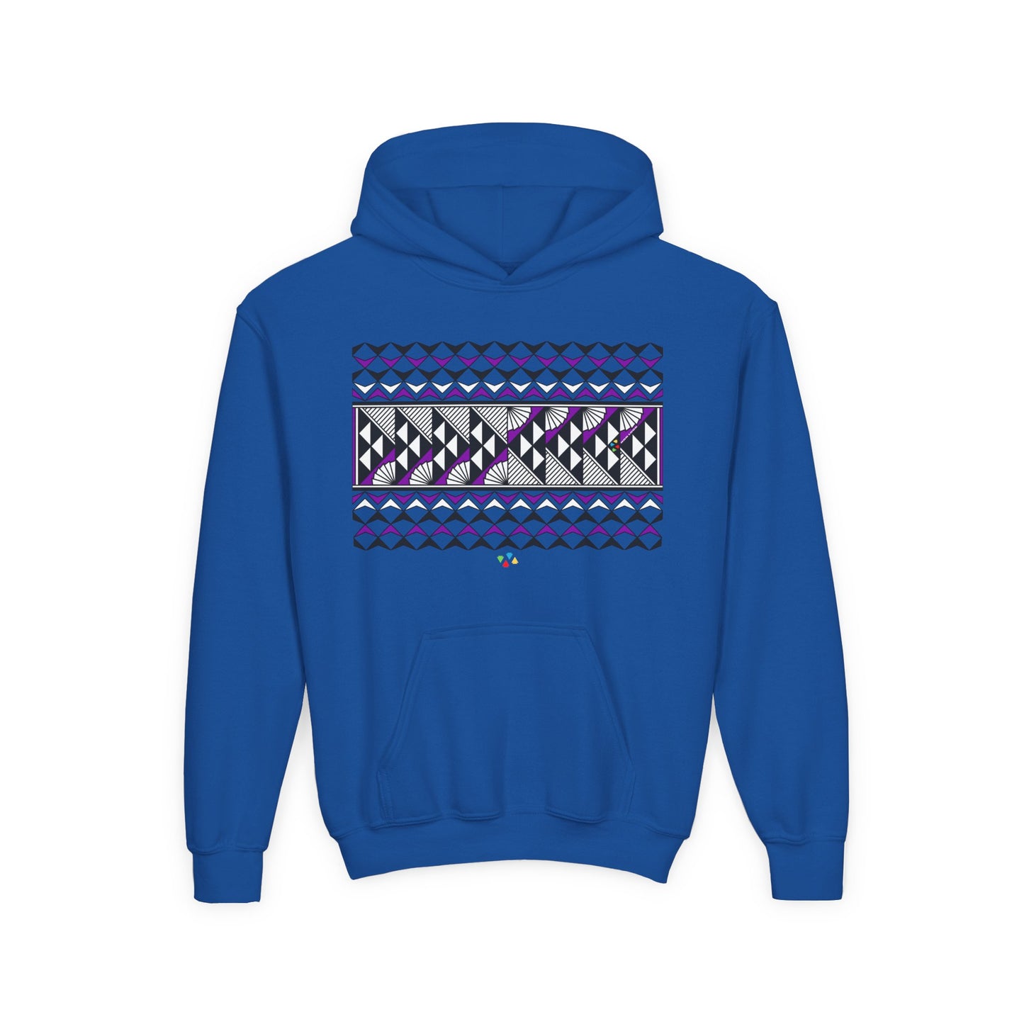 Purple Rain and Sun Youth Heavy Blend Hooded Sweatshirt