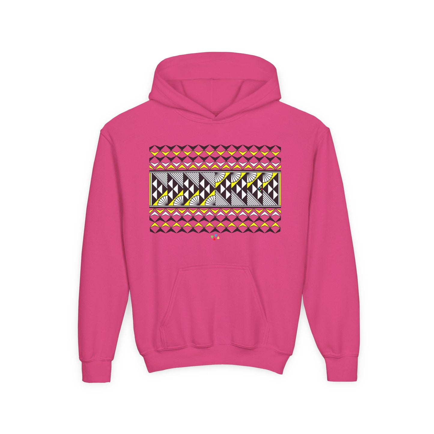 Yellow Rain and Sun Youth Heavy Blend Hooded Sweatshirt