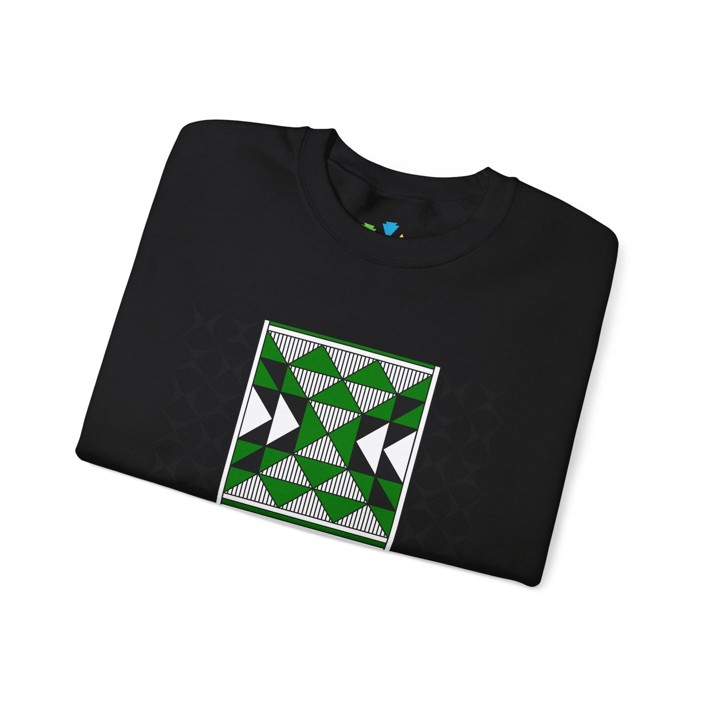 Sacred Mountains in Green Unisex Sweatshirt