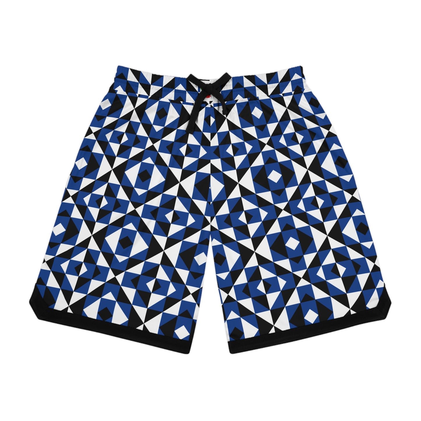 Blue Sacred Mountains Basketball Rib Shorts