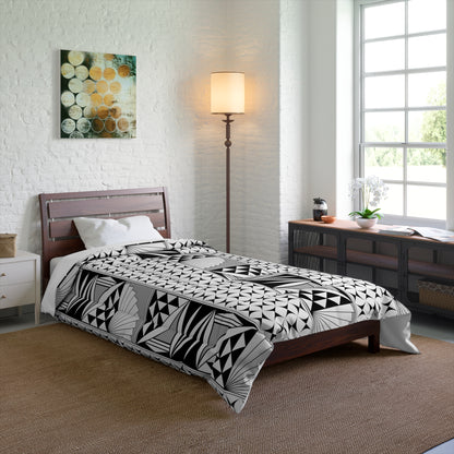 Southwest Sunrise in Gray Comforter