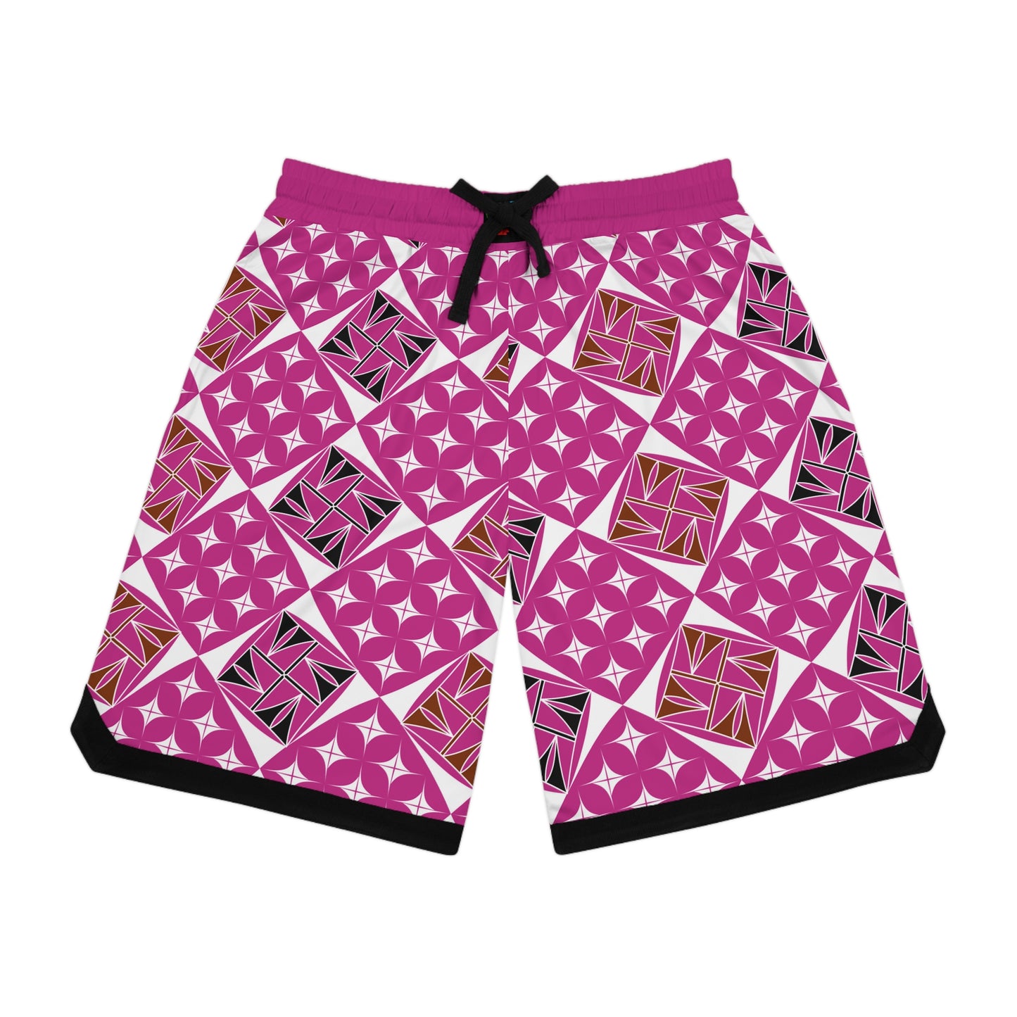Sacred Universe in Pink Basketball Rib Shorts
