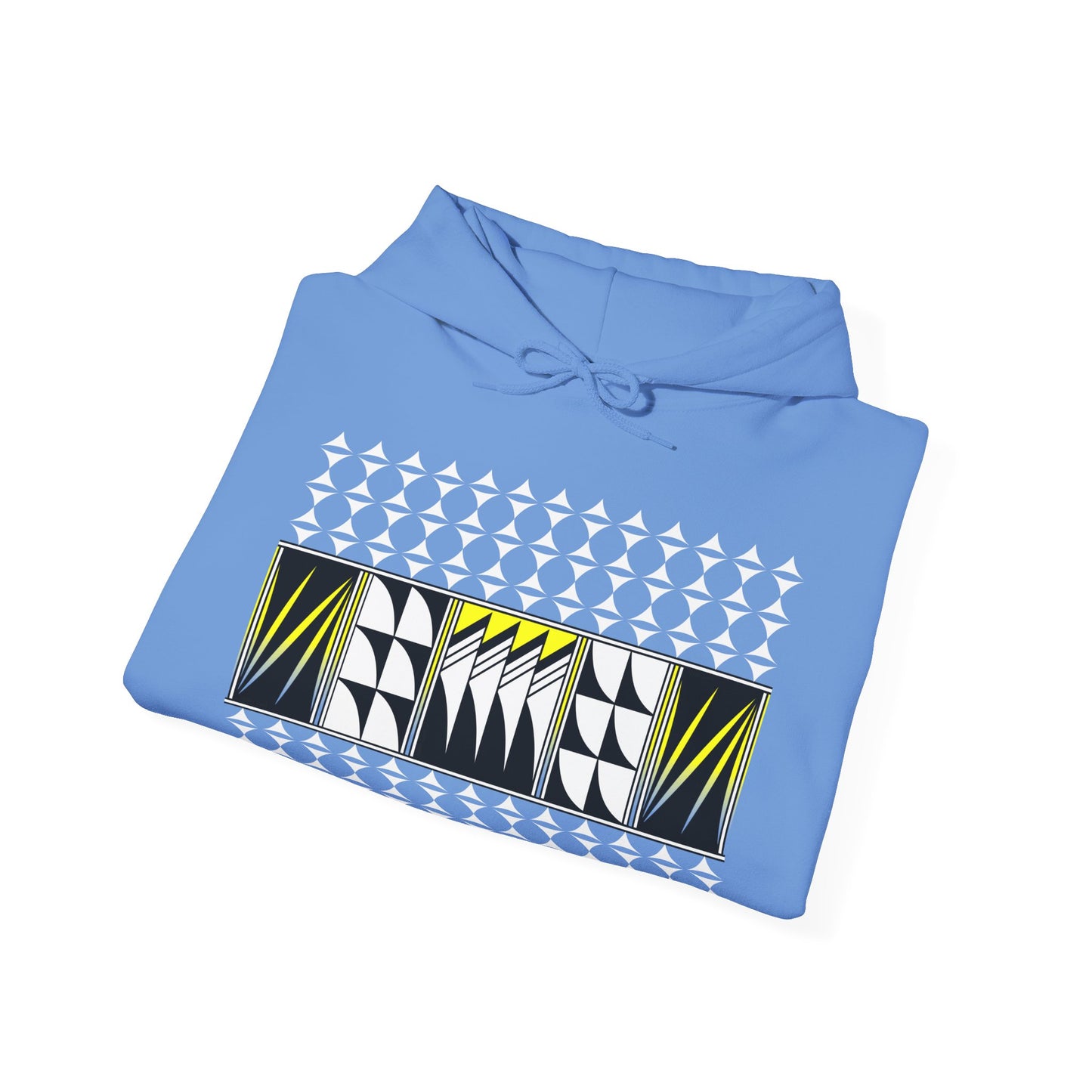 Blessed Feathers in Yellow Unisex Hoodie