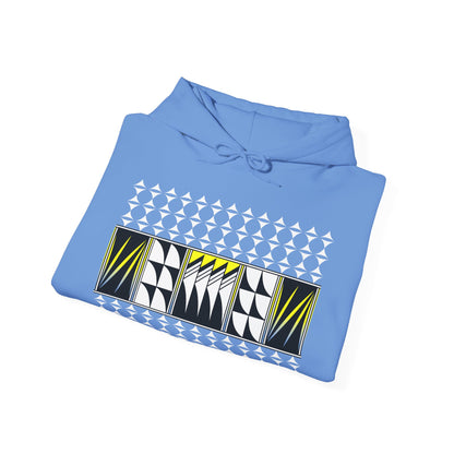 Blessed Feathers in Yellow Unisex Hoodie