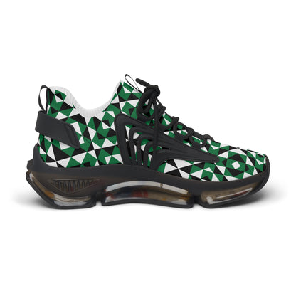Sacred Mountains in Green Women's Mesh Sneakers