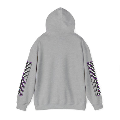 Sun and Rain in Purple Unisex Hoodie
