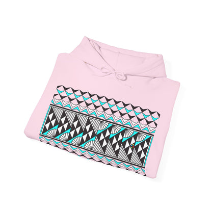 Sun and Rain in Turquoise Unisex Hoodie