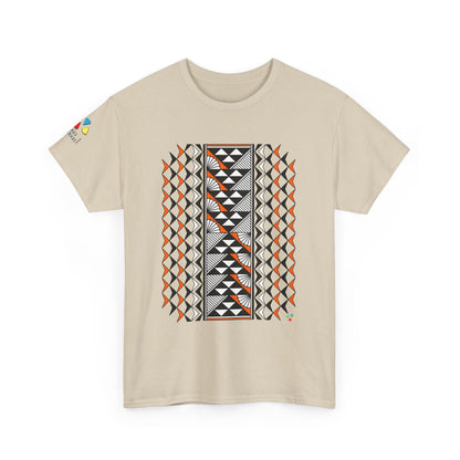 Sun and Rain in Orange Gildan Unisex Tee