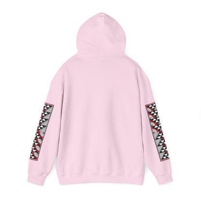 Sun and Rain in Red Unisex Hoodie