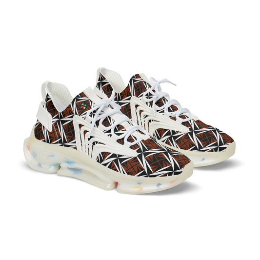 Sacred Winds in Rust Men's Mesh Sneakers