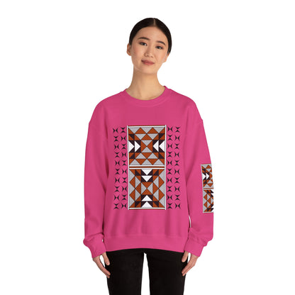 Sacred Mountains in Rust Unisex Sweatshirt