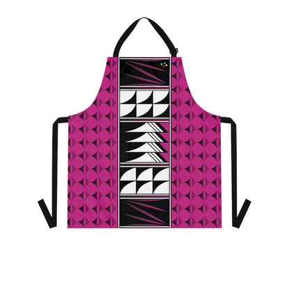 Feather Blessing on Pink Two Pocket Apron