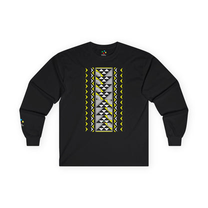 Sun and Rain in Yellow Unisex Long Sleeve Tee